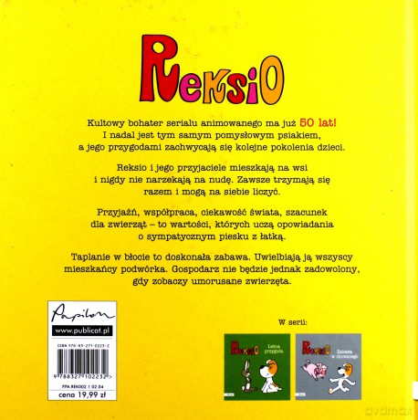 Reksio Wesołe Podwórko - Maria Szarf [KSIĄŻKA]