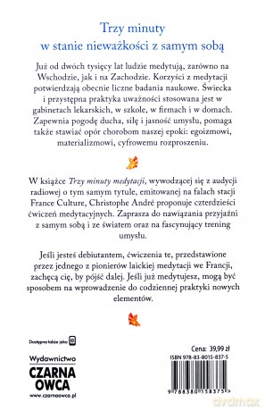 Trzy Minuty Medytacji - Christophe Andre [KSIĄŻKA]