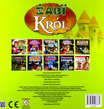 Żabi Król Rozkładanki 3D [KSIĄŻKA]