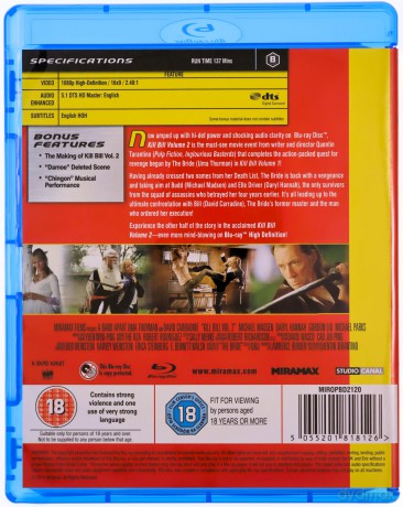 Kill Bill: Volume 2 (Blu-Ray)