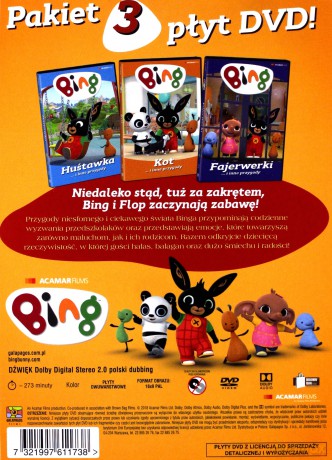 Bing. Huśtawka / Kot / Fajerwerki [BOX] [3DVD]