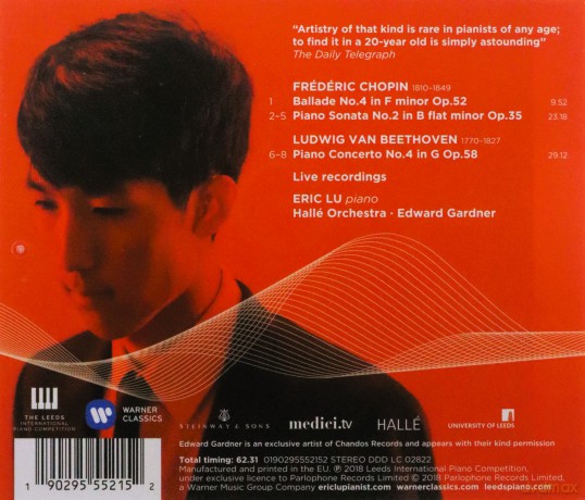 Leeds International Piano Competition 2018 Finalist: Leeds International Piano Competition 2018 Finalist's Album [CD]