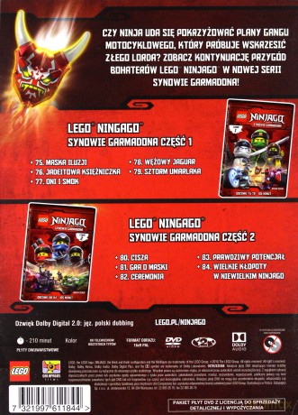 LEGO Ninjago Synowie Garmadona [BOX] [2DVD]
