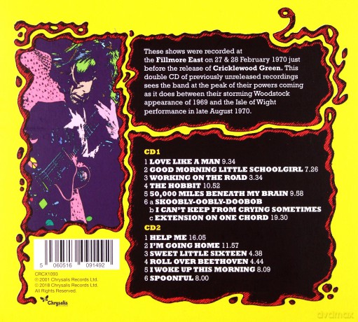 Ten Years After: Live At The Fillmore East [2CD]
