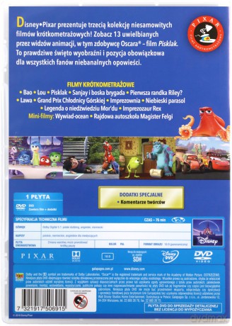 Pixar Kolekcja Filmów Krótkometrażowych, Część 3 (Disney) [DVD]