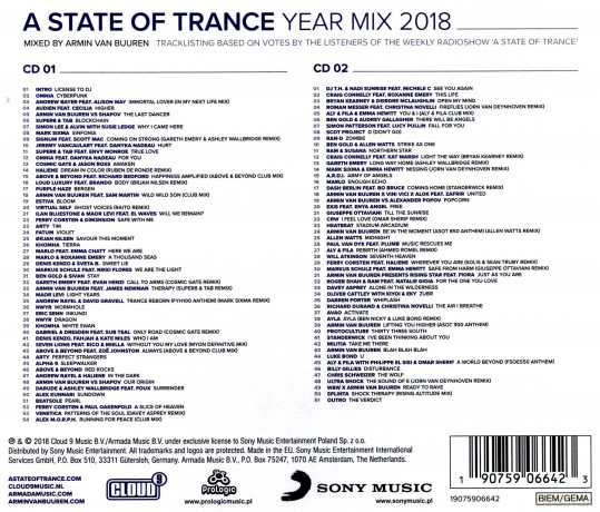 Armin van Buuren: A State of Trance Year Mix 2018 [2CD]