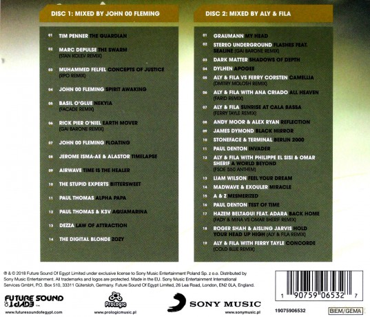 John 00 Fleming & Aly & Fila: Future Sound of Egypt 550 [2CD]