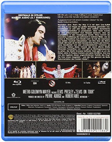 Elvis Presley: Elvis on Tour [Blu-Ray]