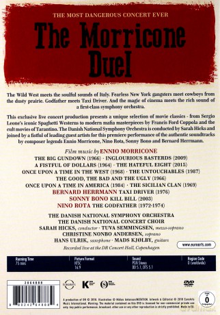 Semmingsen & Ulrik & Danish National Symphony Orchestra & Hicks: Euroarts - The Morricone Duel - The Most Dangerous Concert Ever - Enio Morricone, Bernard Herrmann, Sonny Bono, Nino Ro [DVD]