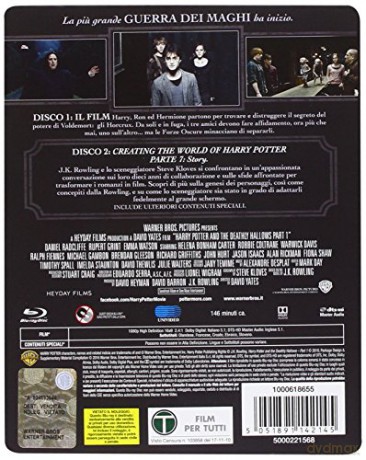 Harry Potter and the Deathly Hallows: Part 1 (Harry Potter i Insygnia Śmierci: Część I) (steelbook) [2xBlu-Ray]