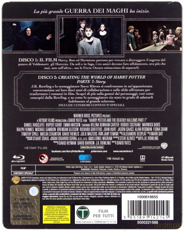 Harry Potter and the Deathly Hallows: Part 1 (Harry Potter i Insygnia Śmierci: Część I) (steelbook) [2xBlu-Ray]