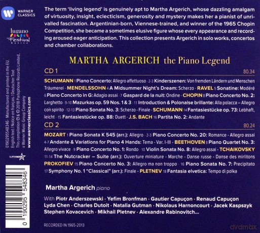 Martha Argerich: The Piano Legend (Best Of) [2CD]
