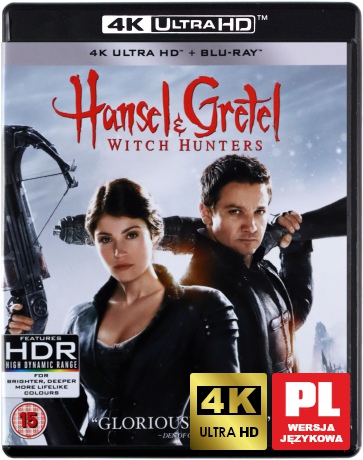 Hansel i Gretel: Łowcy Czarownic [Blu-Ray 4K]+[Blu-Ray]