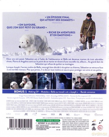 Belle and Sebastian, Friends for Life (Bella i Sebastian 3) [Blu-Ray]