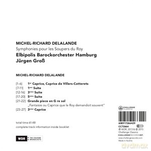 Elbipolis Barockorchester: Symphonies pour les Soupers du Roy [CD]