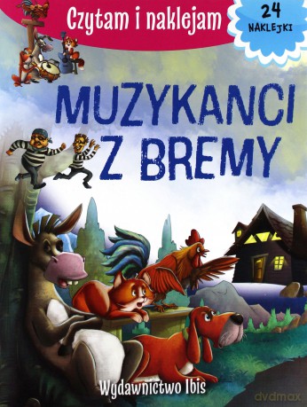 Czytam i naklejam. Muzykanci z Bremy [KSIĄŻKA]