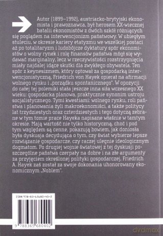 Indywidualizm i porządek ekonomiczny - Friedrich A. Hayek [KSIĄŻKA]