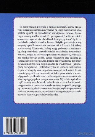 Repetytorium. Matematyka, klasy 7-8 Szkoła Podstawowa - Teresa Czarnecka, Zofia Lipińska [KSIĄŻKA]
