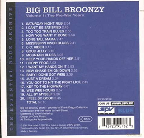 Big Bill Broonzy: The Essential Vol.1 [CD]