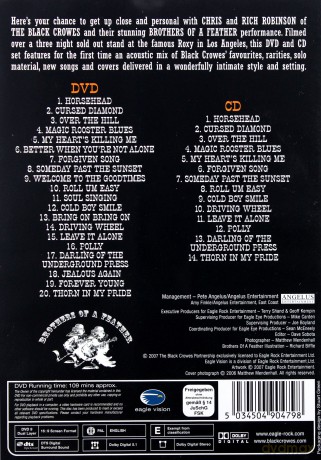 Brothers Of A Feather: Live At The Roxy [CD]+[DVD]