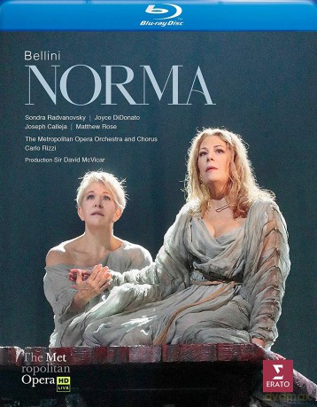Didonato & Radvanovsky & Calleja & Metropolitan Opera House Orchestra & Rizzi: Bellini: Norma (Met Live Recording) [Blu-Ray]