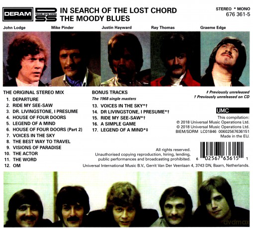 Moody Blues: In Search Of The Lost Chord [CD]