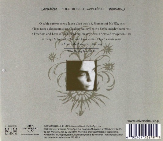 Robert Gawliński: Solo [CD]