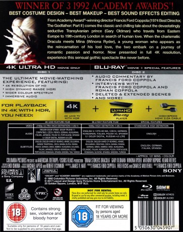 Dracula [Blu-Ray 4K]+[Blu-Ray]