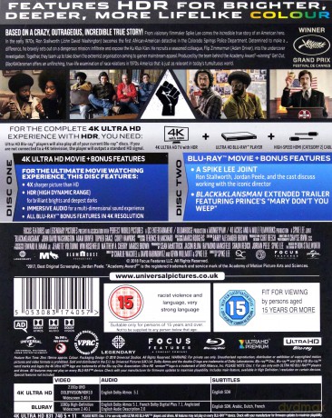 BlacKkKlansman (Czarne bractwo) [Blu-Ray 4K]+[Blu-Ray]