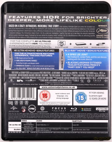BlacKkKlansman (Czarne bractwo) [Blu-Ray 4K]+[Blu-Ray]