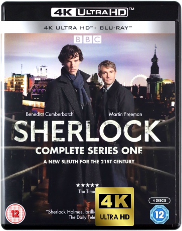 Sherlock Season 1 (BBC) [2xBlu-Ray 4K]+[2xBlu-Ray]