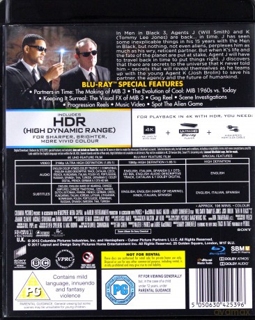 Faceci w czerni 3 [Blu-Ray 4K]+[Blu-Ray]