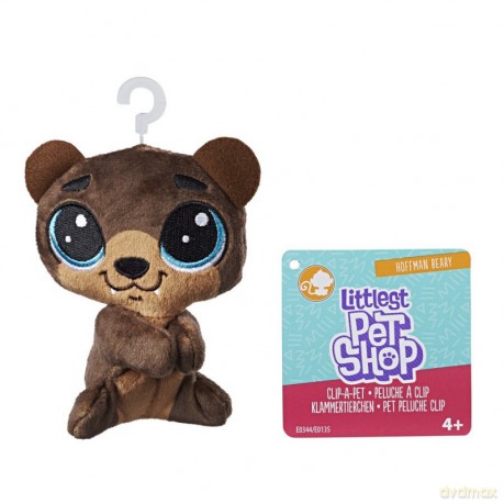 Pluszowa przypinka Littlest Pet Shop Hoffman Beary