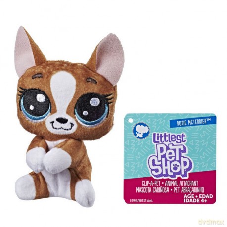Pluszowa przypinka Littlest Pet Shop Mcterrier