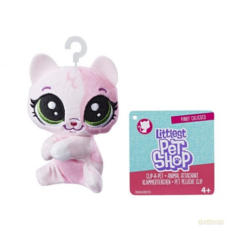 Pluszowa przypinka Littlest Pet Shop Pinky Calicoco