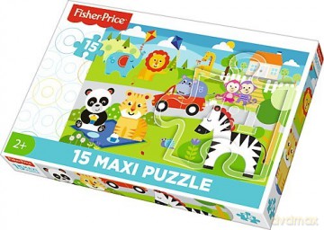 Puzzle 15 el. Maxi - Piknik z Przyjaciółmi