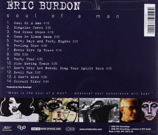 Eric Burdon: Soul Of A Man [CD]