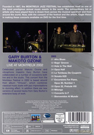 Gary Burton & Makoto Ozone: Live In... [DVD]