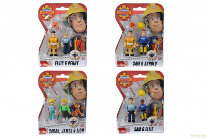 Zestaw 2 figurek Strażak Sam, 4 rodzaje MIX [FIGURKA]