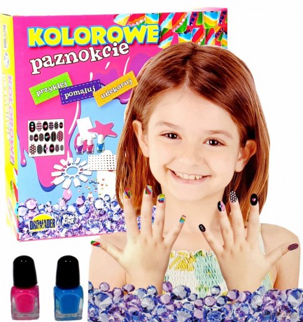 Zestaw do manicure Kolorowe paznokcie