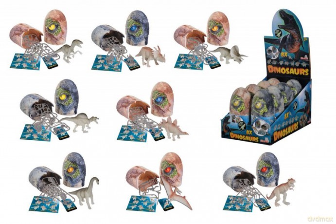 Zestaw figurek Dino świecący w ciemności, 8 rodzajów [FIGURKA]