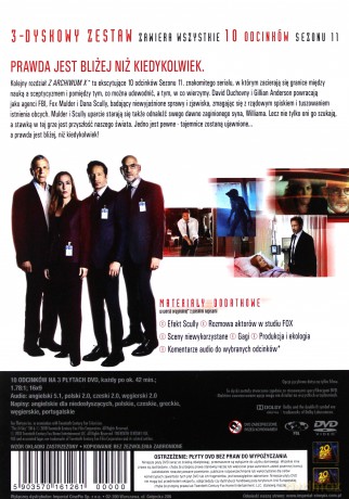 Z Archiwum X (Sezon 11) [3DVD]