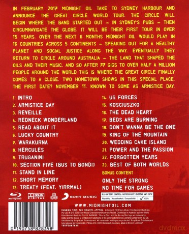 Midnight Oil: Armistice Day: Live At The Domain, Sydney [Blu-Ray]