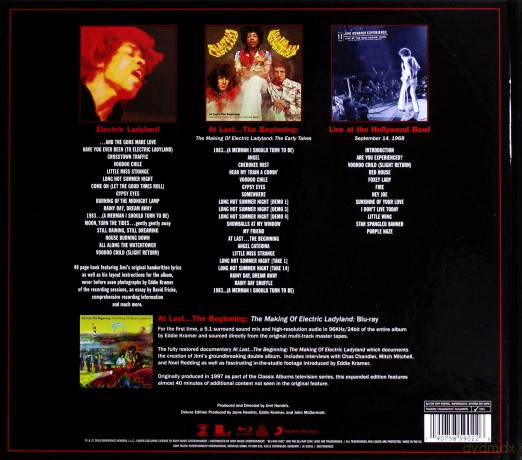 Jimi Hendrix The Experience: Electric Ladyland (50th Anniversary Deluxe Edition) [3CD]+[Blu-Ray]