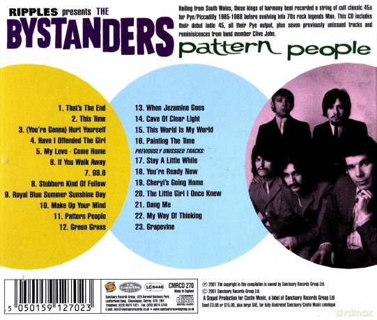 The Bystanders: Pattern People [CD]