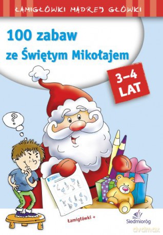 100 Zabaw ze Świętym Mikołajem Łamigłówki Mądrej Główki [KSIĄŻKA]