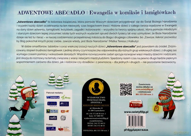 Adwentowe Abecadło Komiks i Łamigłówki Dla Dzieci [KOMIKS]