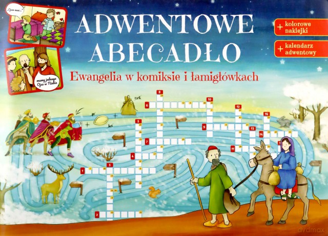 Adwentowe Abecadło Komiks i Łamigłówki Dla Dzieci [KOMIKS]