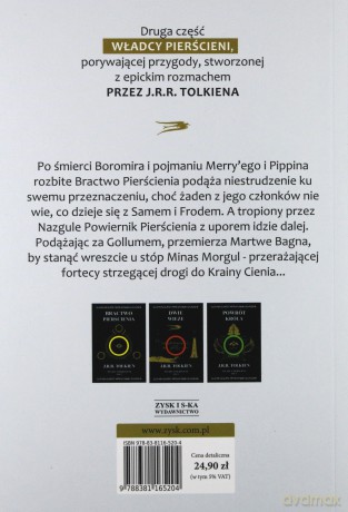 Dwie Wieże. Władca Pierścieni (Tom 2) - J.R.R. Tolkien [KSIĄŻKA]