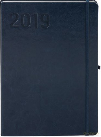 Kalendarz 2019 Formalizm A5 Granatowy [KALENDARZ]